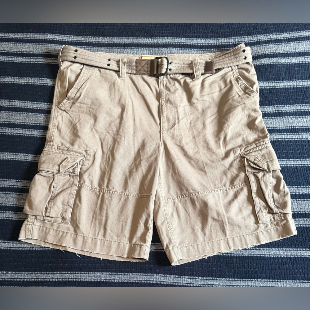 Society of One Men's Gray Cargo Shorts (Sz.46)